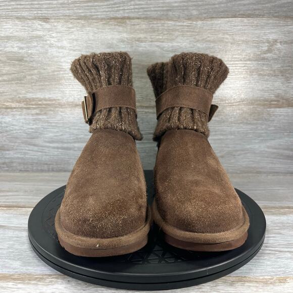 UGG Australia Women’s Cambridge 1006013 Chocolate Suede Boots Size 6 - Picture 2 of 9